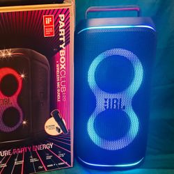 JBL Partybox Club Live 120 Portable Bluetooth Speaker w/ Led Lights, 160 Watts, No Microphone 