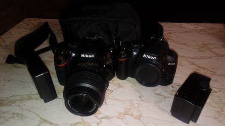 Nikon D5200 and D3000
