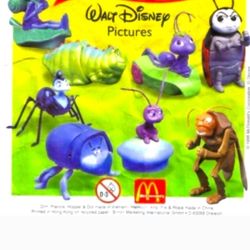 1998 Collectible McDonald's 'it's a bug's Life' happy meal toys