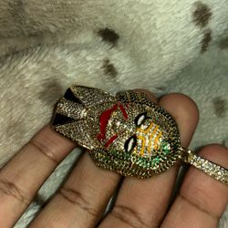 gold filled 10k moissanite pendant 