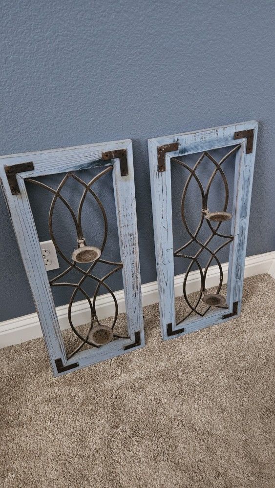 Decorative Wall Panels - Candle Holders