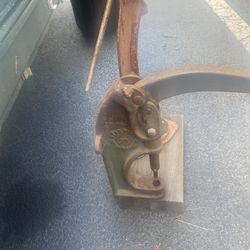 Antique Big Bottle Capper And PONY leather Punch