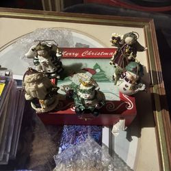 Antique Christmas Collection Ornaments Set