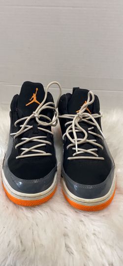 Men's Nike Jordan Black/Grey/Citrus 574417 Size 9.5