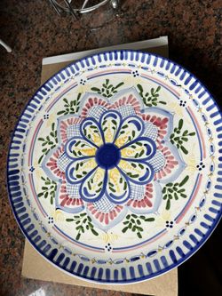 Hand painted plates