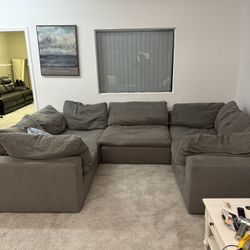 Nixon 6-Piece Cloud Sectional – Oversized & Ultra Cozy!