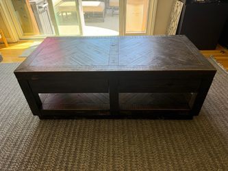 Living Spaces / Modus Solid Wood Herringbone Coffee Table 54”