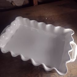 Pamela scurry White casserole Large dish