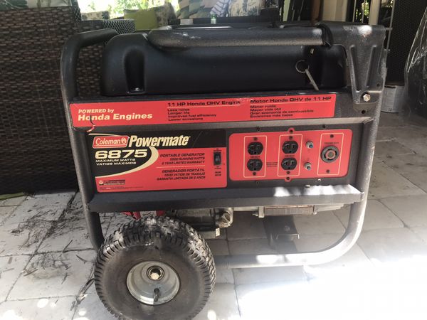 Coleman 6875 generator for Sale in Margate, FL - OfferUp