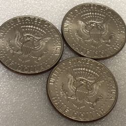 50 cents USA Coin With army-themed pictures.