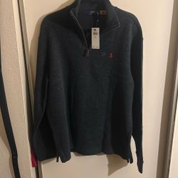 Polo Ralph Lauren Men's Long Sleeve Fleece Quarter Zip Sweatshirt