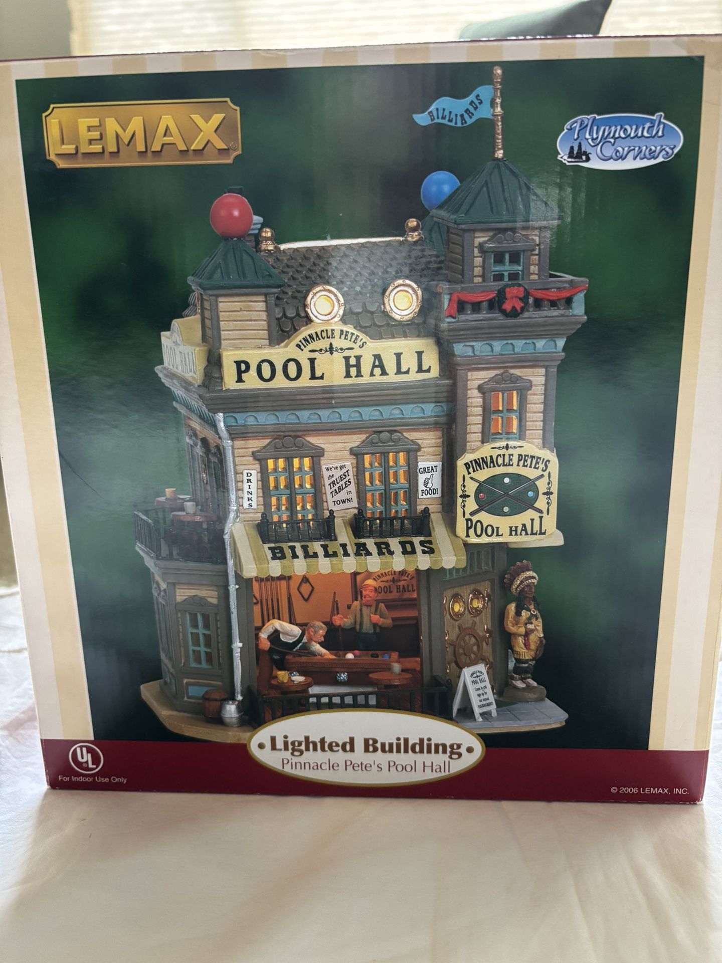 Lemax Pool Hall Decoration