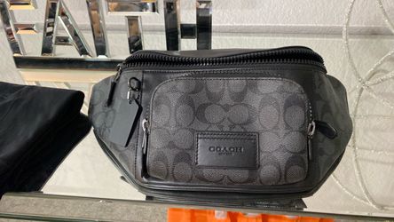Coach Black Leather Sling Bag