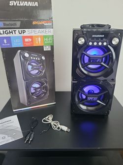 Sylvania Light Up Bluetooth Speaker