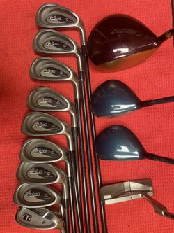 Complete golf club (made in japan //Daiwa irons And Assorted Wood)with odyssey putter and golf bag