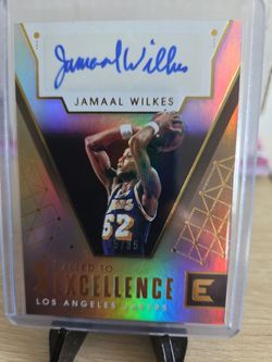 Lakers  Jamaal  Wilkes  Certified  Autograph  Card