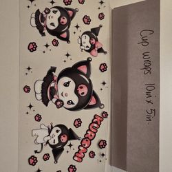 16oz Cup Wraps - Labubu. Hello Kitty