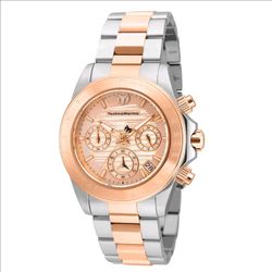 Technomarine Unisex Watch Manta Ray Chrono Rose Gold Dial Bracelet TM-219016