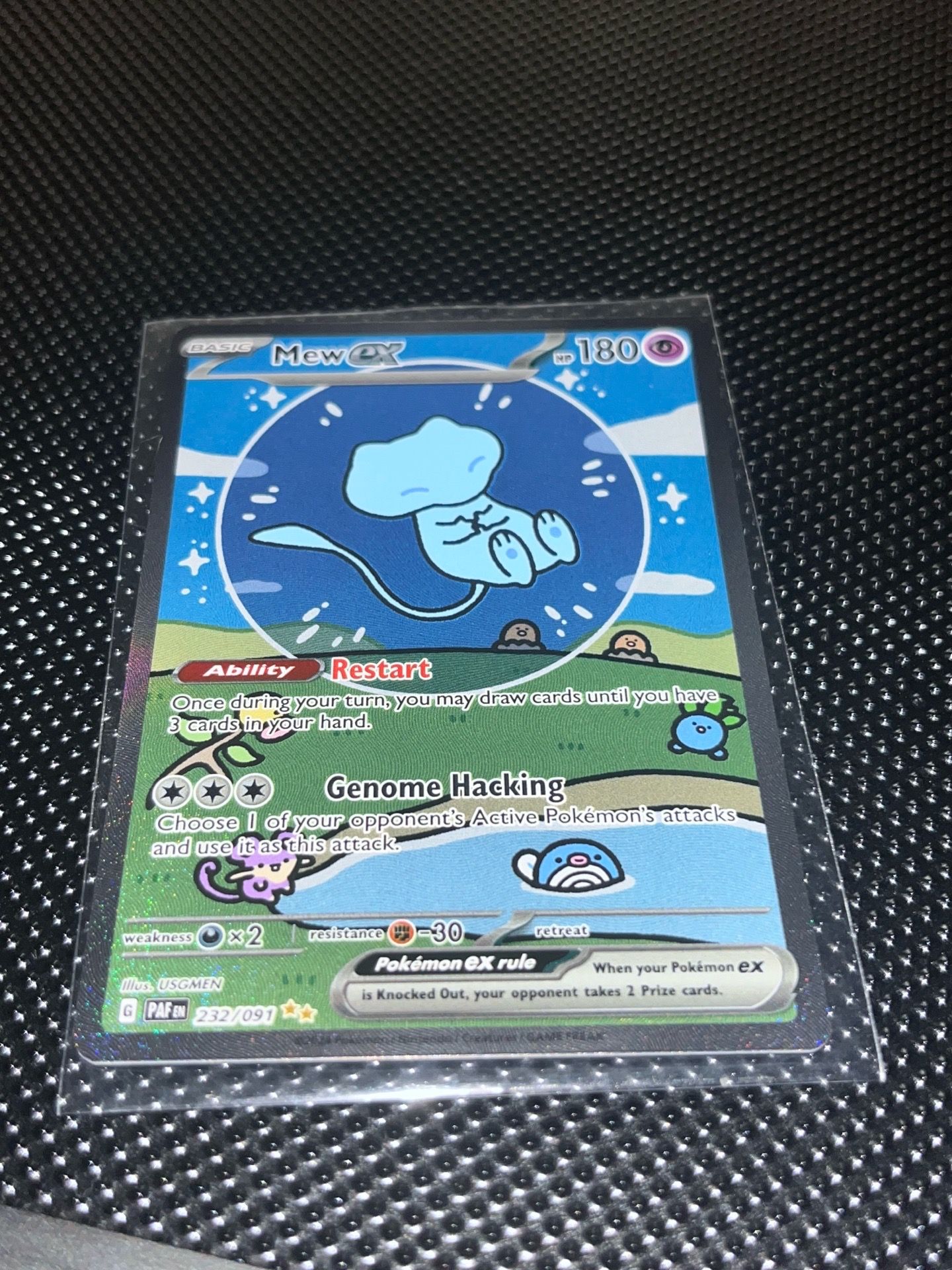 Bubble Mew Near Mint Pokemon Card