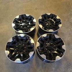 18" GMC HUMMER EV SIERRA SILVERADO BLACK HD OEM FACTORY WHEELS RIMS 8X165