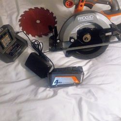 18V Cordless 6-1/2-in. Circular Saw Kit with 4.0 Ah Battery and Charger