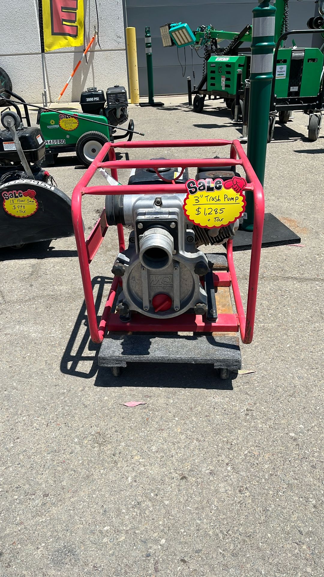 3” Gas Trash Pump