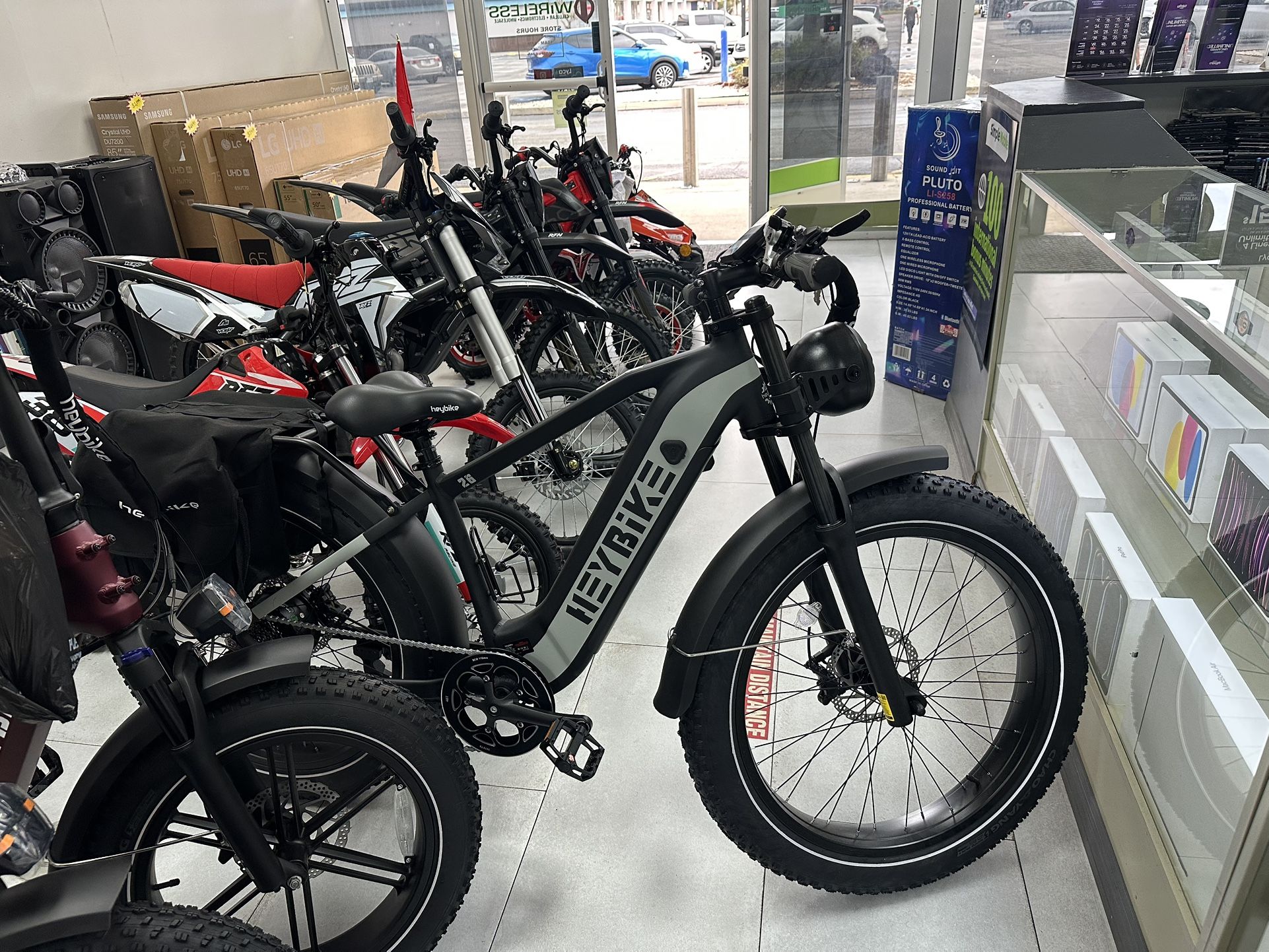 HeyBike Brawn Electric Bicycle 28MPH! Finance For $50 Down Payment!!,All Products : American Fashion Style Bags On Sale
