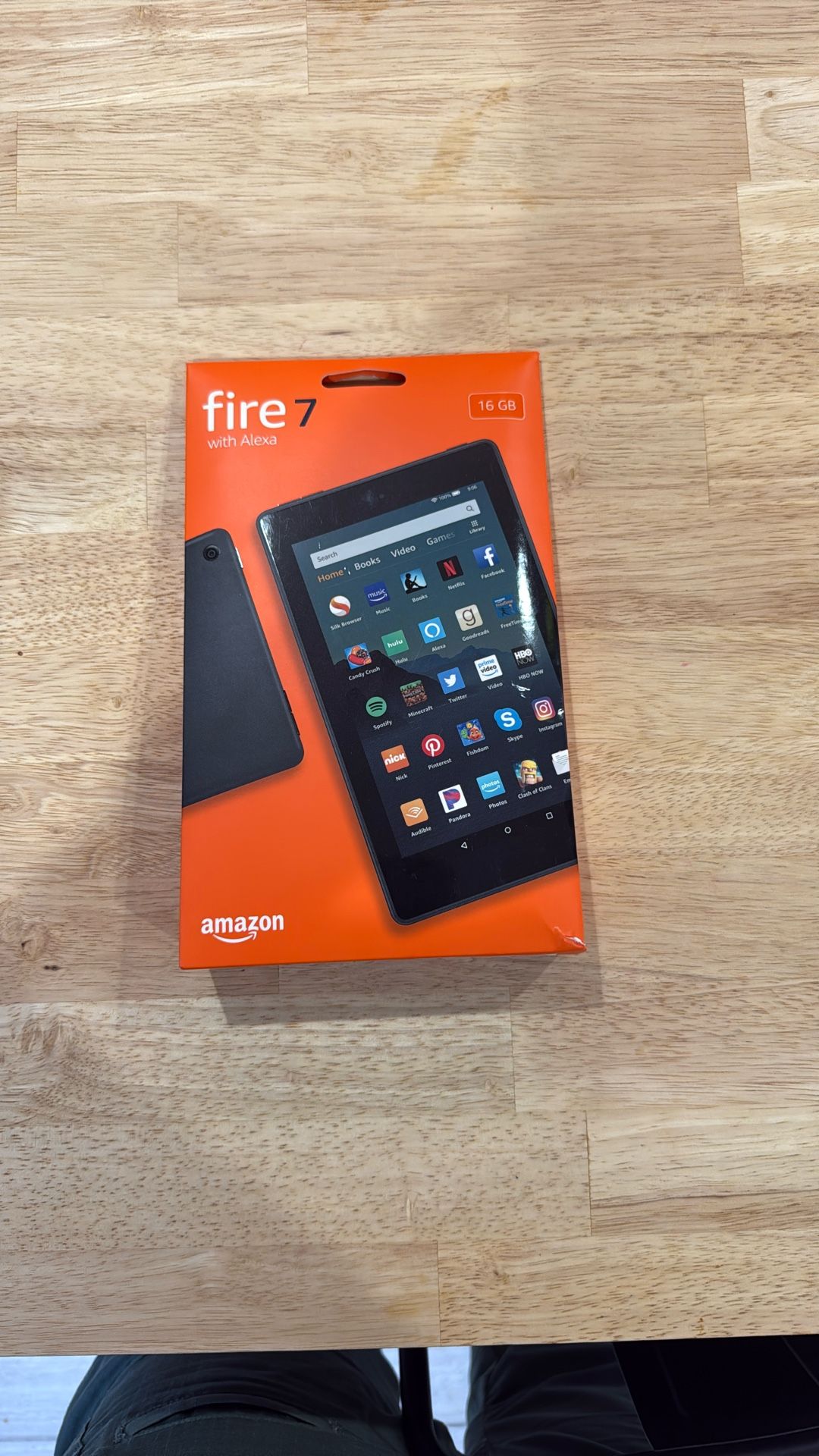 Amazon Fire 7 tablet 7” display, 16 GB, Black