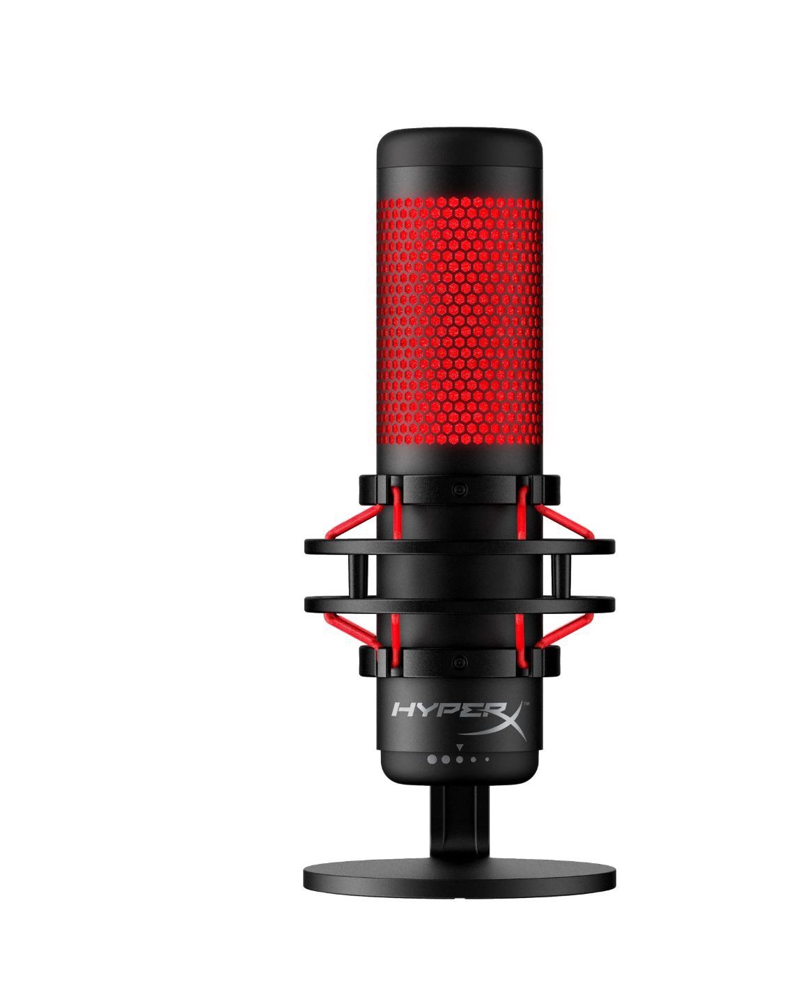 HyperX QuadCast USB Condenser Gaming Microphone - Black  Used like new  1pcs   $70