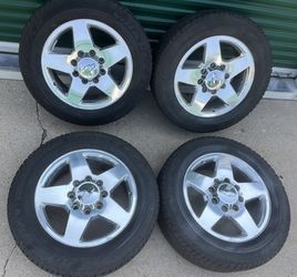 20” Chevy Silverado 2500 GMC Sierra 3500 Denali Factory OEM Wheels Rims Tires 20 inch Heavy Duty