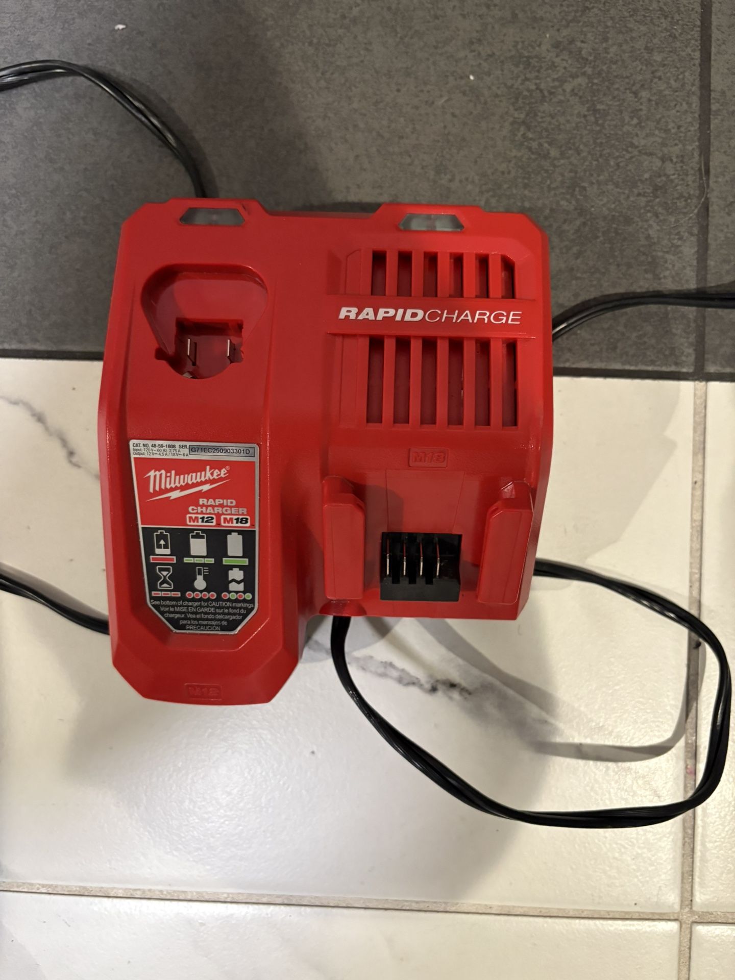 Milwaukee Rapid Charger