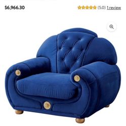 blue Giza livingroom complete setup $11500 6 pieces