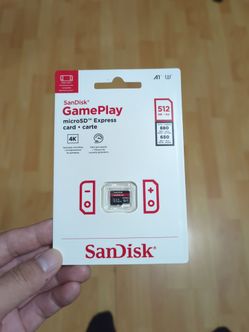 SanDisk GamePlay microSD Express 512GB Nintendo Switch