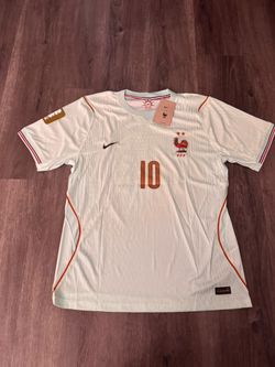 France Away Mbappe #10 World Cup Player Version Jersey