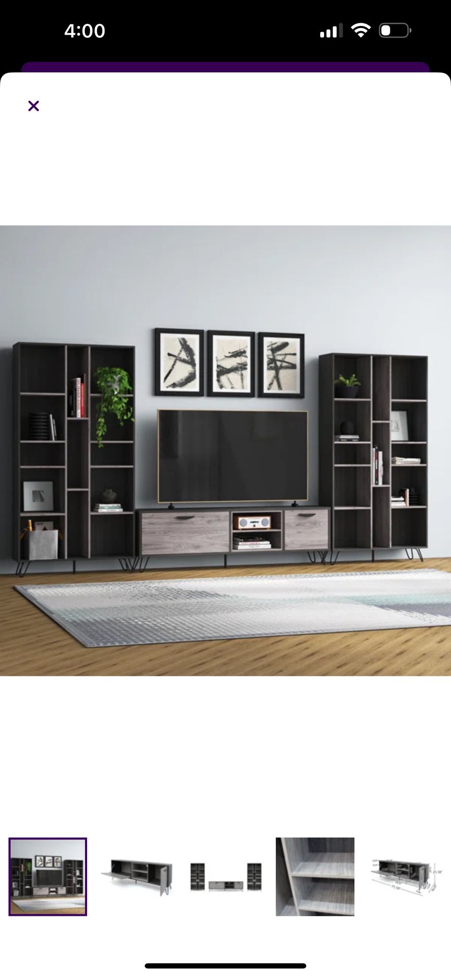 📺 Grebasch Entertainment Center – Fits TVs up to 78”