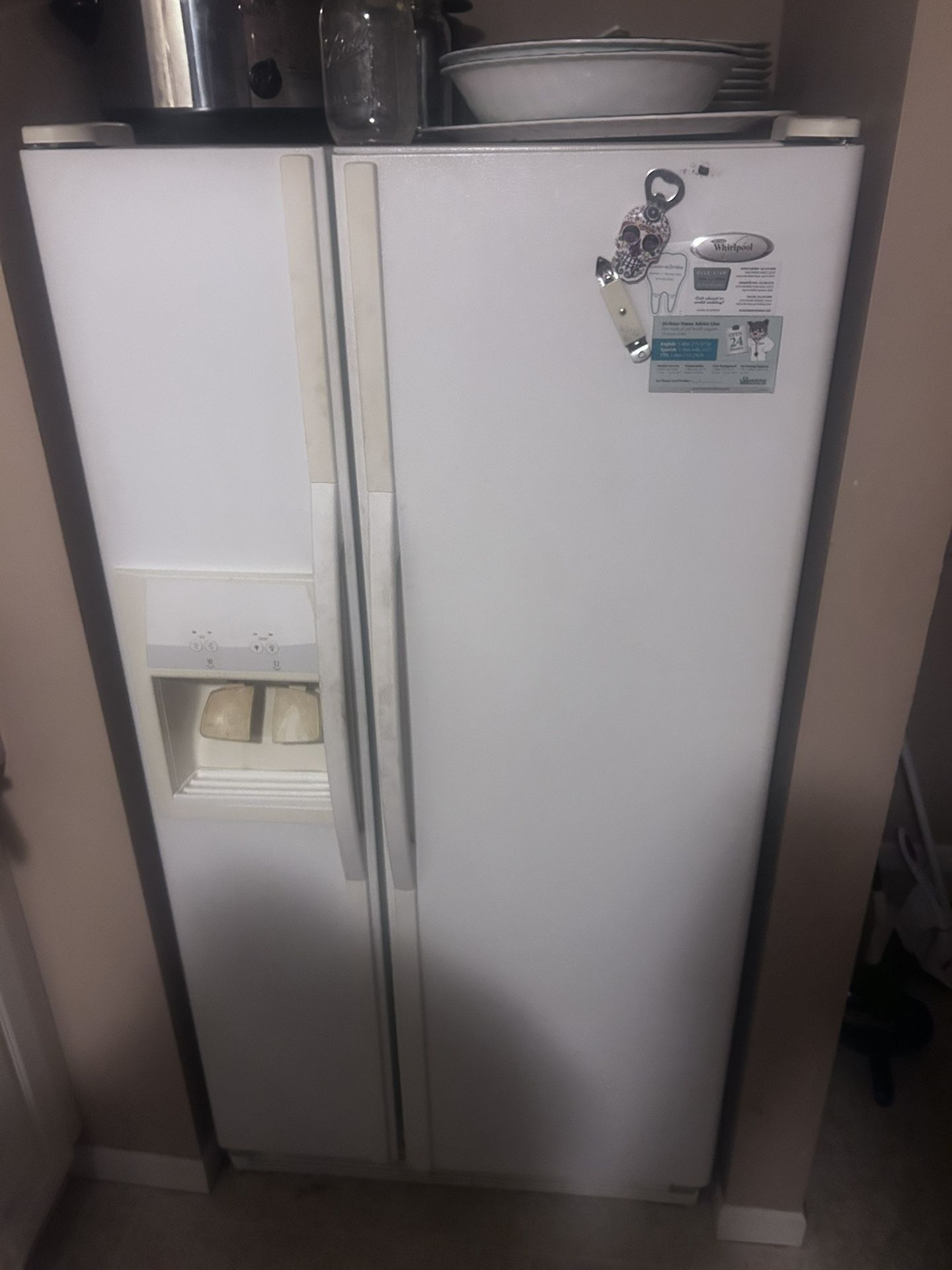 Whirlpool Fridge Freezer Ice Water In Door