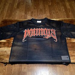 YoungLA Men's Black Mesh Shirt