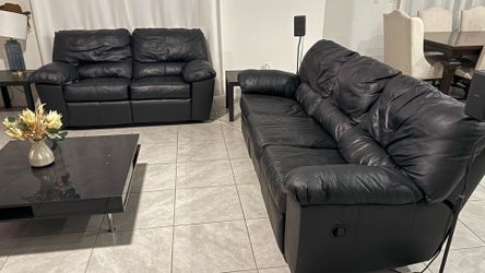 Leather couch