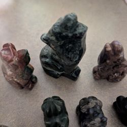 Stone And  Crystal Sculpture Collection $350 OBO MUST SELL!!!!