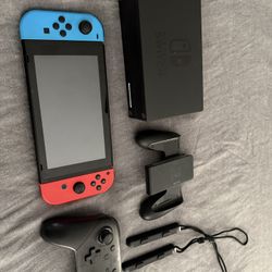 Nintendo Switch + Pro Controller 