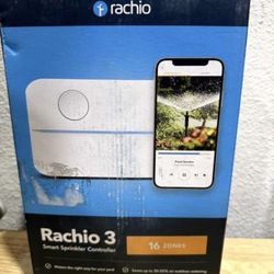 Rachio 3 WiFi Smart Sprinkler Controller, 16-Zone