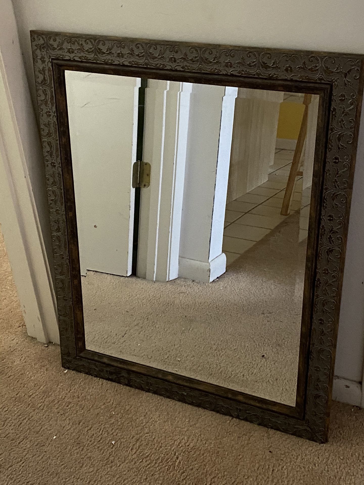 22 x 28 Gold framed Mirror