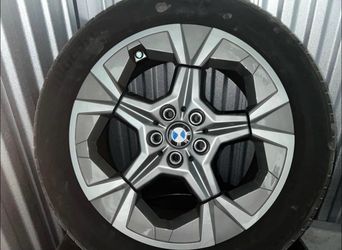 BMW rims with tires