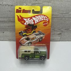 Hot Wheels The Hot One’s Green ‘2011 Backwood Bomb Pickup Camper • Die Cast Metal • Made in Thailand
