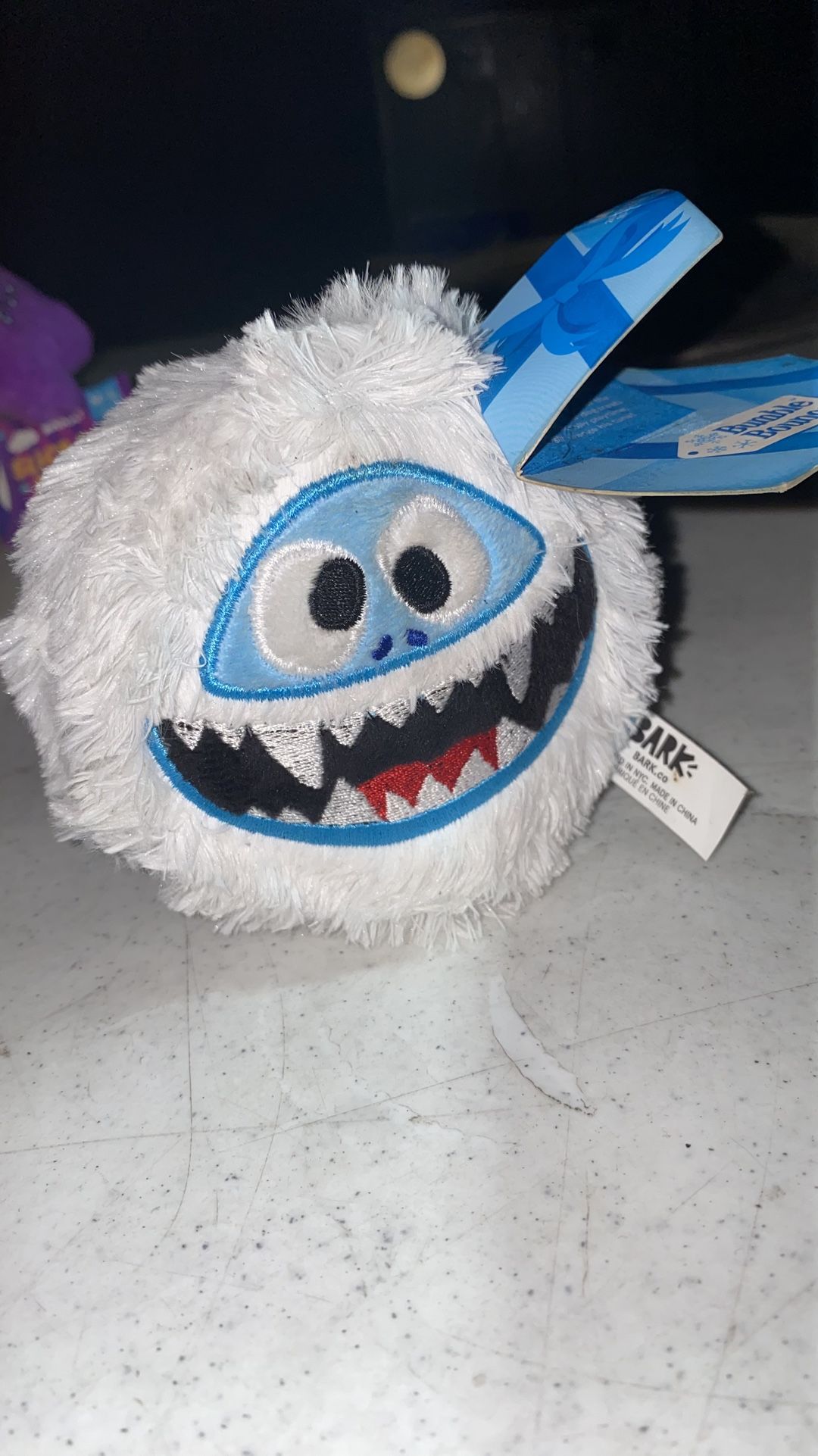 Snow Man Dog Toy By (BARK)