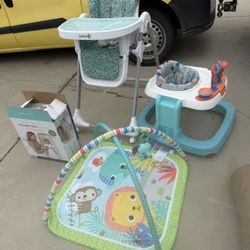 Baby High Chair Walker Snuggle Nest Play Mat Child Toddler Seat