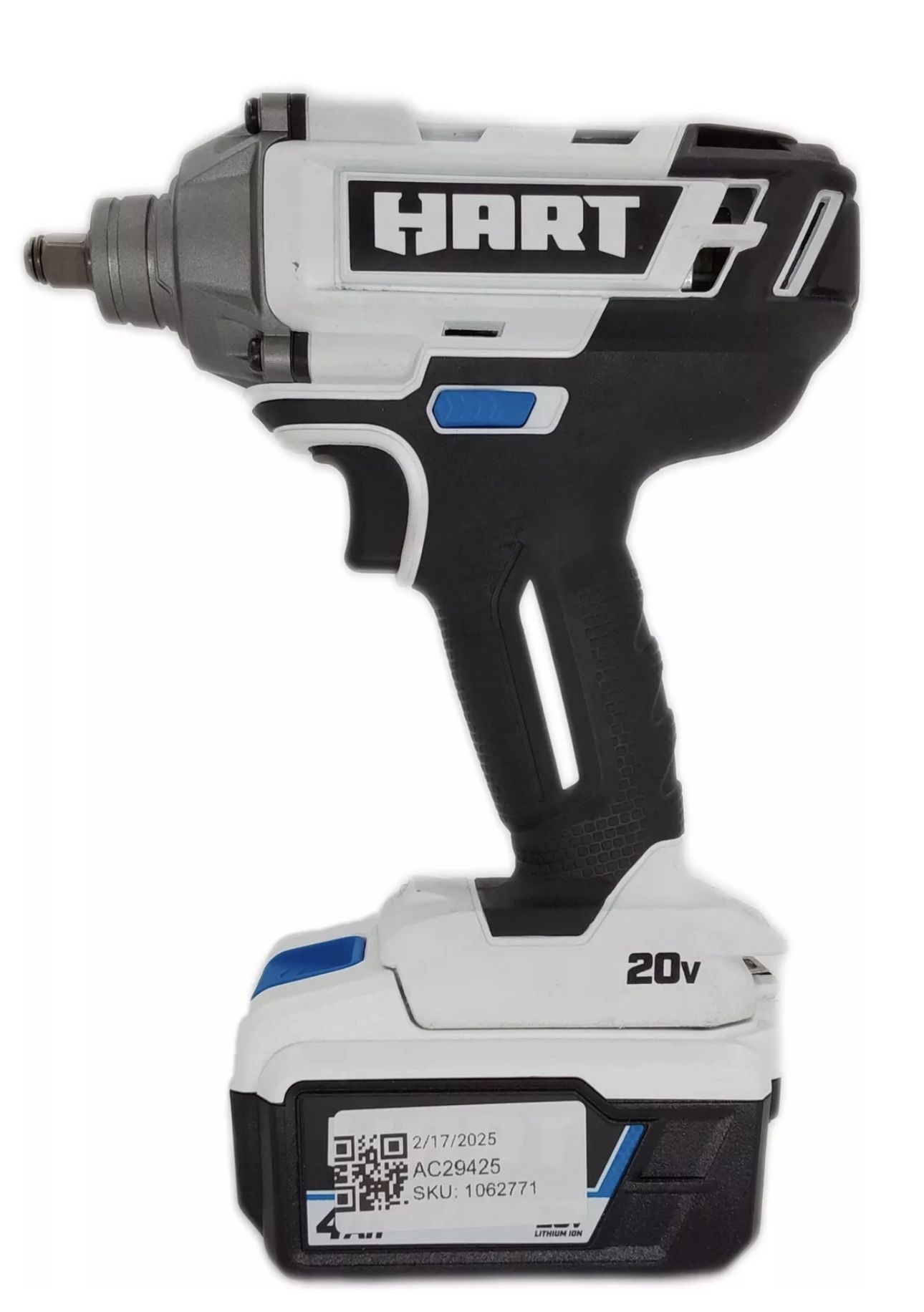 HART 20-Volt Used Cordless 3/8-inch Impact Wrench w/ 4Ah Battery