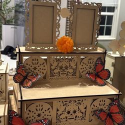 Altar 3 Pisos - 2 Porta Retratos