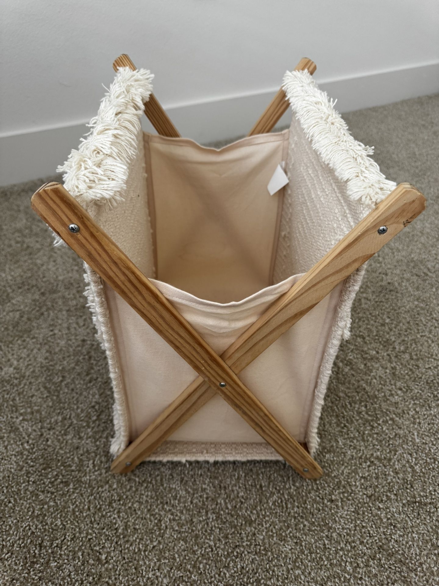 Magazine Rack/hamper Boho Style