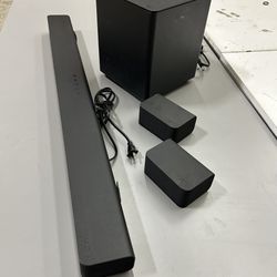 Vizio Soundbar, Speakers, And Subwoofer